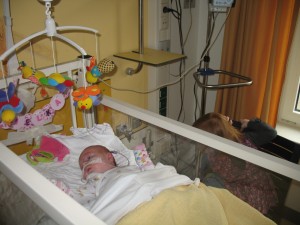 Jelka's kamertje op de kinderafdeling.